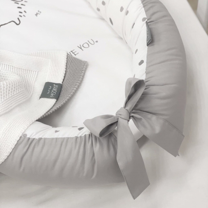 Baby nest patut bebe arici gri